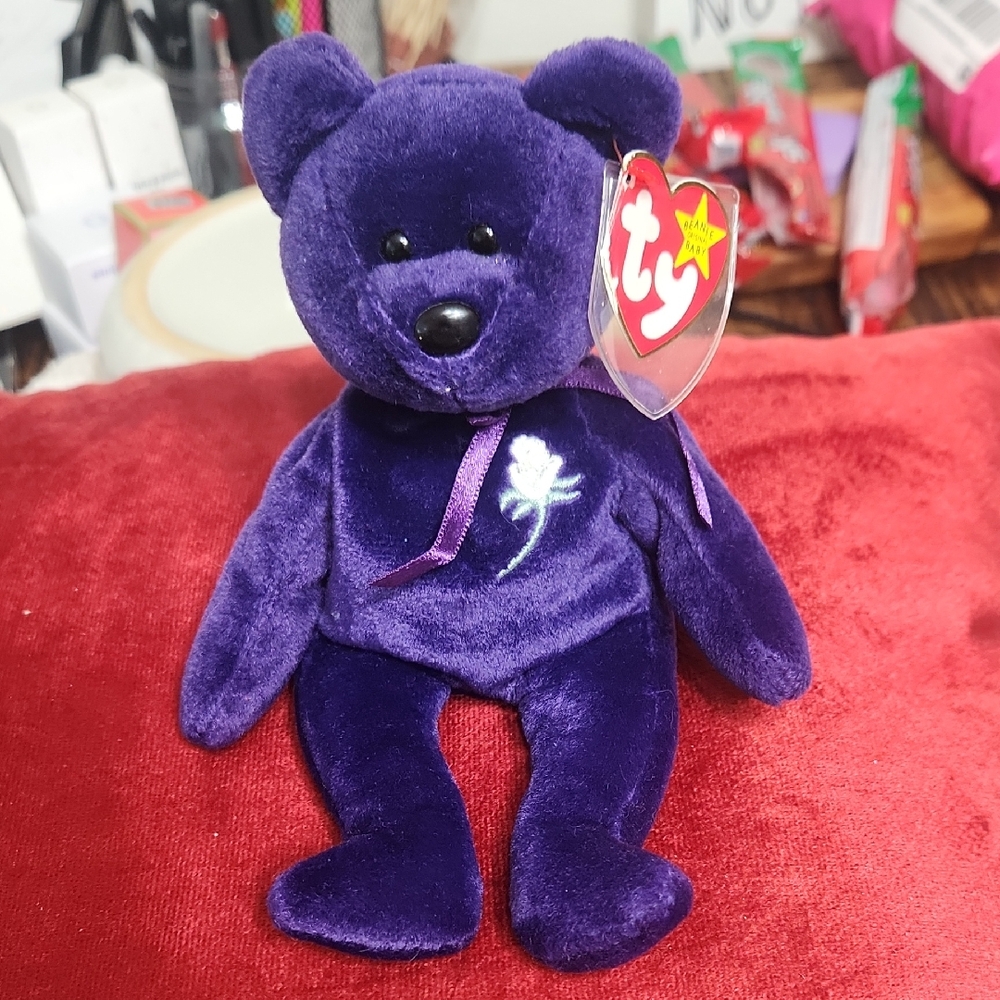 Ty Purple Stuffed Animal Plush Toy